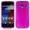 Cadorabo Hoesje geschikt voor Motorola MOTO X in ROZE - Beschermhoes TPU silicone Case Cover Brushed