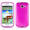 Cadorabo Hoesje geschikt voor Samsung Galaxy TREND in ROZE - Beschermhoes TPU silicone Case Cover Brushed