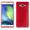 Cadorabo Hoesje geschikt voor Samsung Galaxy A7 2015 in ROOD - Beschermhoes TPU silicone Case Cover Brushed