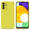 Cadorabo Hoesje geschikt voor Samsung Galaxy A13 5G in FLUID GEEL - Beschermhoes TPU silicone Cover Case