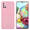 Cadorabo Hoesje geschikt voor Samsung Galaxy A71 4G in Bonbon Roze - Beschermhoes TPU-silicone Case Cover