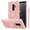 Cadorabo Hoesje geschikt voor Samsung Galaxy S9 PLUS in LIQUID ROZE - Beschermhoes van TPU silicone Case Cover met ring