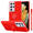 Cadorabo Hoesje geschikt voor Samsung Galaxy S21 ULTRA in LIQUID ROOD - Beschermhoes van TPU silicone Case Cover met