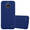 Cadorabo Hoesje geschikt voor Motorola MOTO E4 in CANDY DONKER BLAUW - Beschermhoes TPU silicone Case Cover