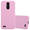 Cadorabo Hoesje geschikt voor LG K10 2017 in CANDY ROZE - Beschermhoes TPU silicone Case Cover