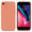 Cadorabo Hoesje geschikt voor Apple iPhone 7 / 7S / 8 / SE 2020 in FLUID LICHT ORANJE - Beschermhoes TPU silicone Cover