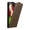 Cadorabo Hoesje geschikt voor LG G2 in KOFFIE BRUIN - Beschermhoes Flip Case Cover magnetische sluiting