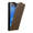 Cadorabo Hoesje geschikt voor Samsung Galaxy J1 2016 in KOFFIE BRUIN - Beschermhoes Flip Case Cover magnetische sluiting