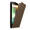 Cadorabo Hoesje geschikt voor OnePlus 2 in KOFFIE BRUIN - Beschermhoes Flip Case Cover magnetische sluiting