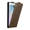 Cadorabo Hoesje geschikt voor Samsung Galaxy S6 EDGE in KOFFIE BRUIN - Beschermhoes Flip Case Cover magnetische sluiting