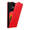 Cadorabo Hoesje geschikt voor LG X POWER in APPEL ROOD - Beschermhoes Flip Case Cover magnetische sluiting