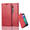 Cadorabo Hoesje geschikt voor Motorola MOTO X STYLE in APPEL ROOD - Beschermhoes Case magnetische sluiting Cover