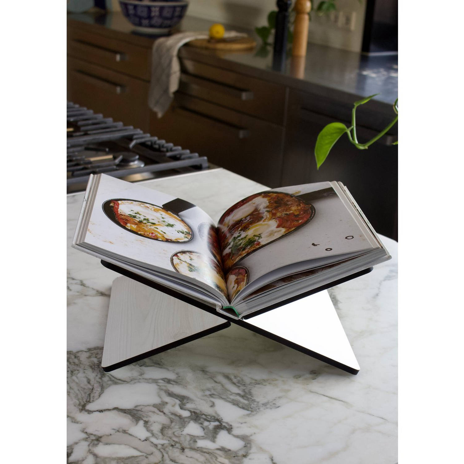 Kitchen Trend boeken standaar wit X hout