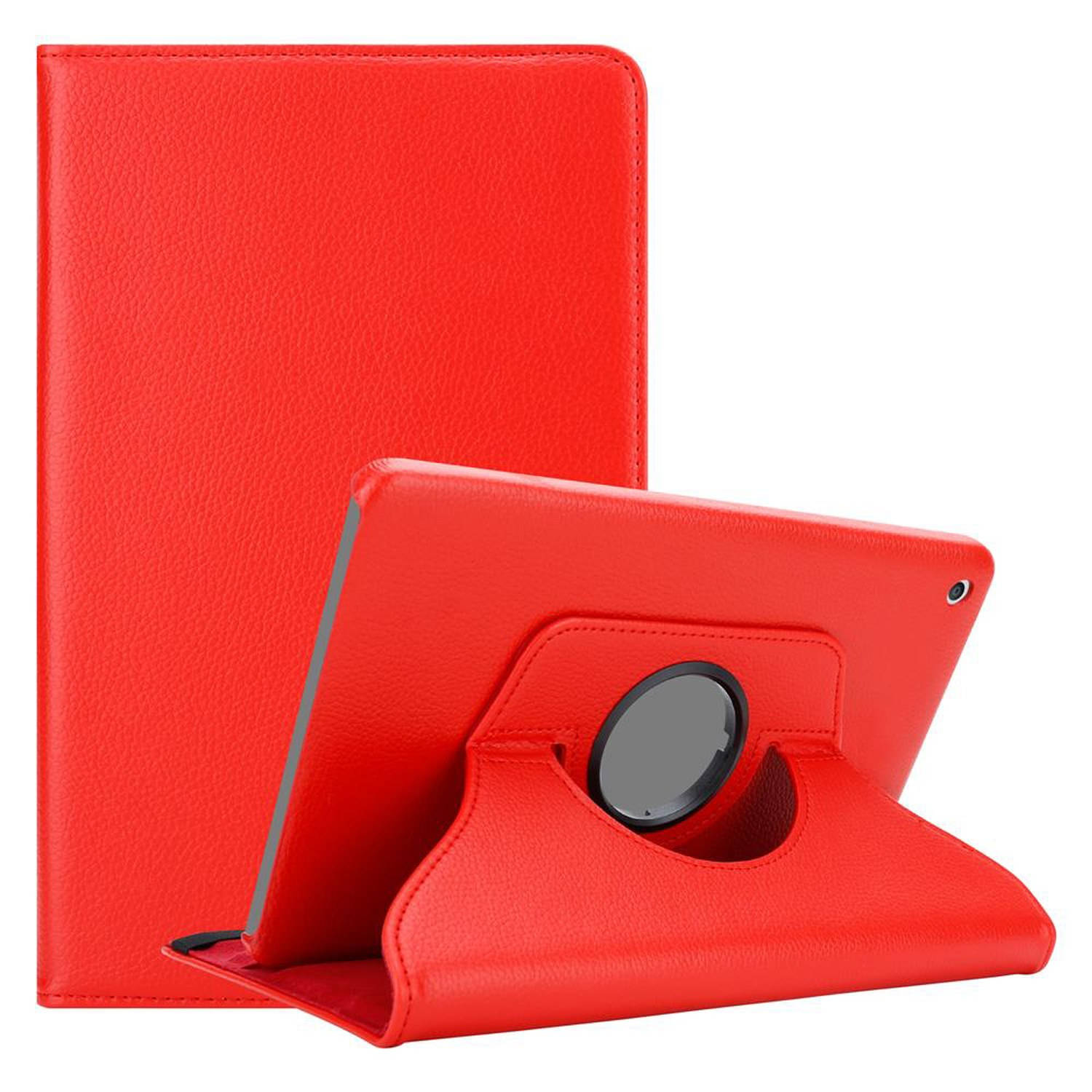 Cadorabo Tablet hoes voor Apple iPad MINI / MINI 2 / MINI 3 in KLAPROOS ROOD - Beschermhoes met Auto Wake Up, met standfunctie en elastieksluiting