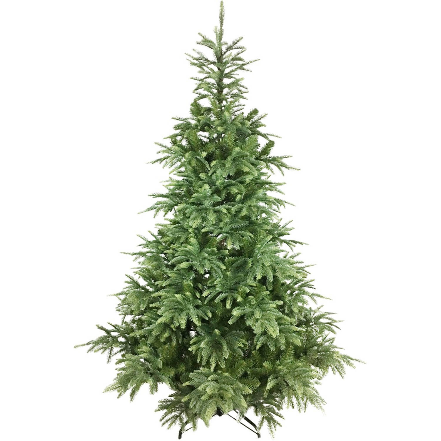 Premfy Deluxe Kunstkerstboom 180 CM - Nordmann-spar- FIR 1600 takken - PE + PVC Premium - Zeer Realistische Kerstboom - Zeer echt lijkende Kunstkerstboom - Nordmann Kerstboom - Gra