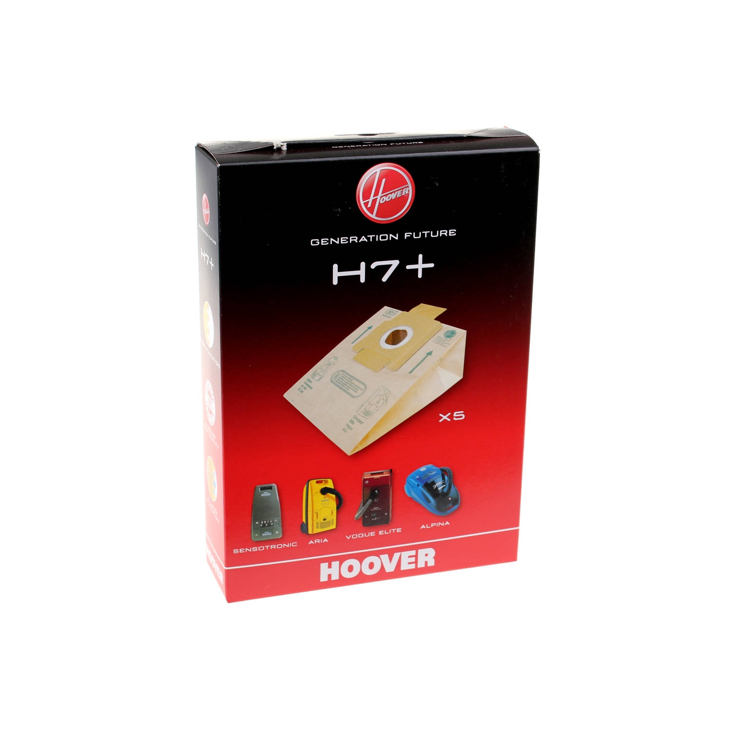 Hoover H7+ Stofzuigerzakken origineel 5 stuks