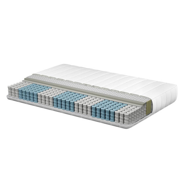 Beliani SPRINGY - Matras-Wit-Pocketveren