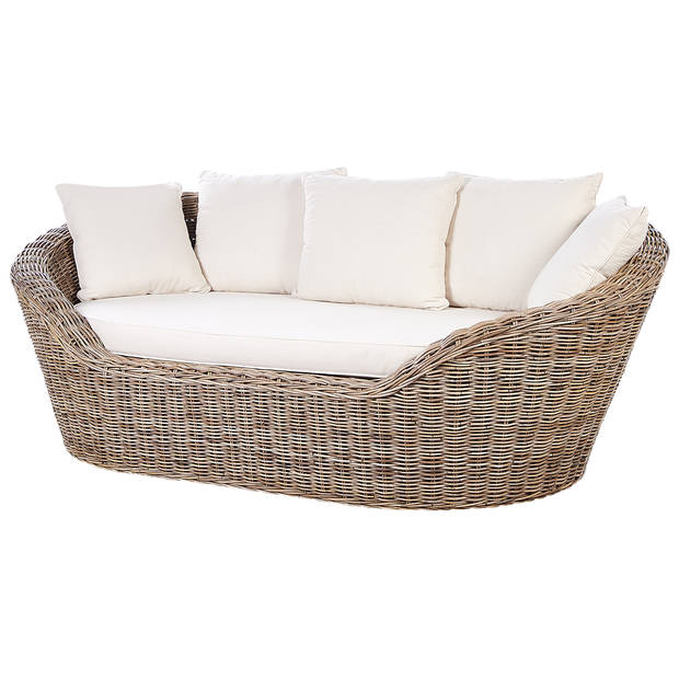 Beliani CAVO - Loungefauteuil-Natuurlijk-Rotan