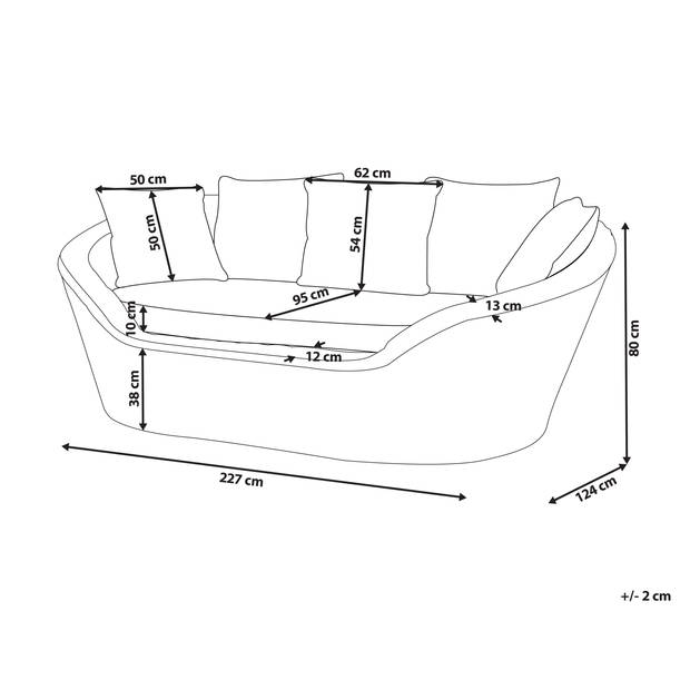 Beliani CAVO - Loungefauteuil-Natuurlijk-Rotan