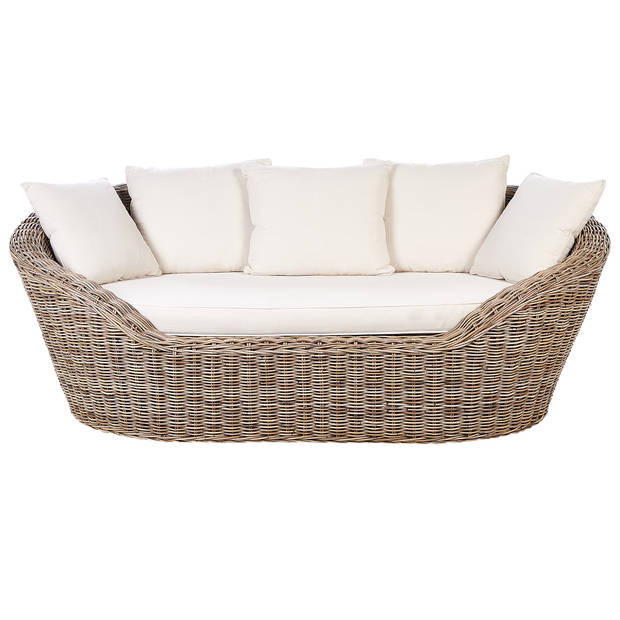 Beliani CAVO - Loungefauteuil-Natuurlijk-Rotan