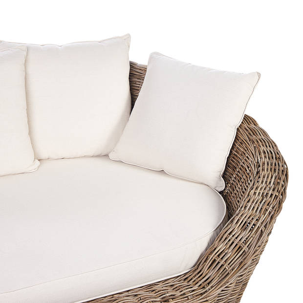 Beliani CAVO - Loungefauteuil-Natuurlijk-Rotan