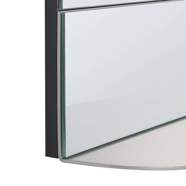 Beliani BRANNAY - Wandspiegel-Zilver-Glas