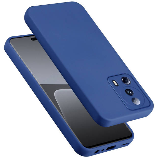 Cadorabo Hoesje geschikt voor Xiaomi 13 Lite Case in LIQUID BLAUW - Beschermhoes TPU silicone Cover