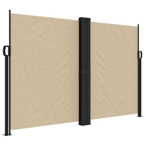 vidaXL Windscherm uittrekbaar 160x1000 cm beige