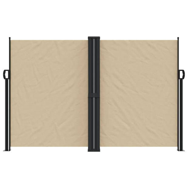 vidaXL Windscherm uittrekbaar 160x1000 cm beige