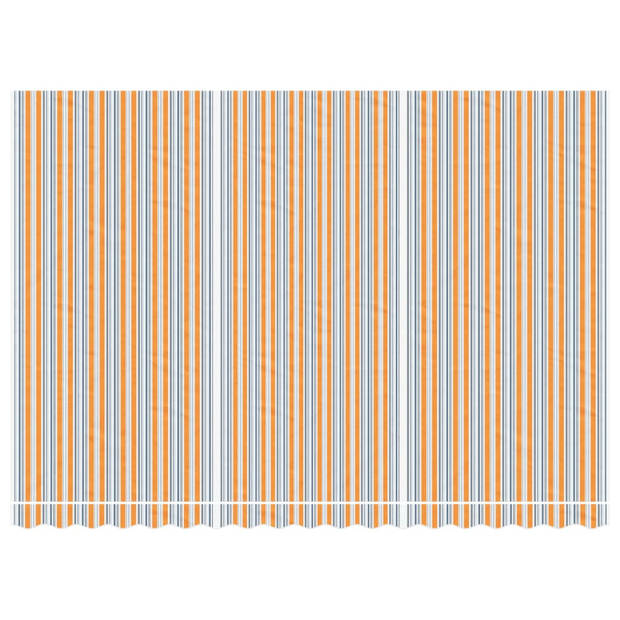 vidaXL Vervangingsdoek voor luifel gestreept 4,5x3 m meerkleurig