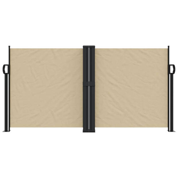 vidaXL Windscherm uittrekbaar 120x1200 cm beige