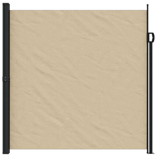 vidaXL Windscherm uittrekbaar 200x500 cm beige