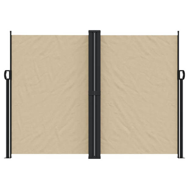 vidaXL Windscherm uittrekbaar 180x600 cm beige