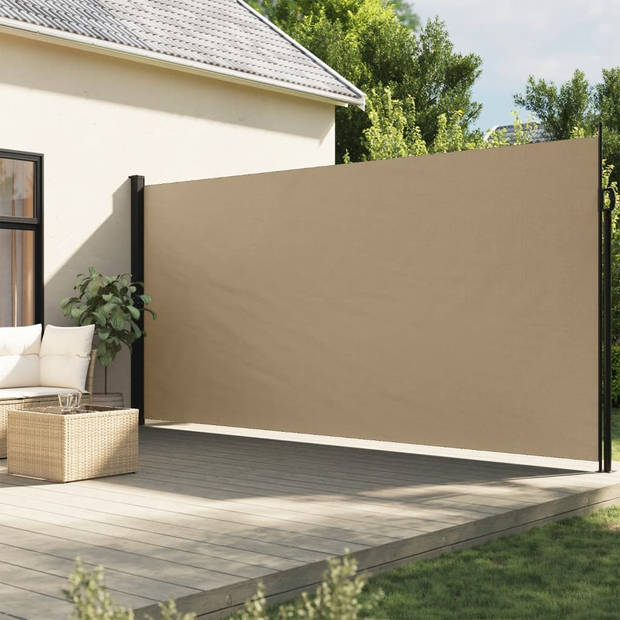 vidaXL Windscherm uittrekbaar 200x300 cm beige