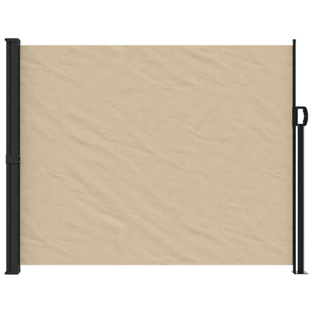 vidaXL Windscherm uittrekbaar 160x300 cm beige