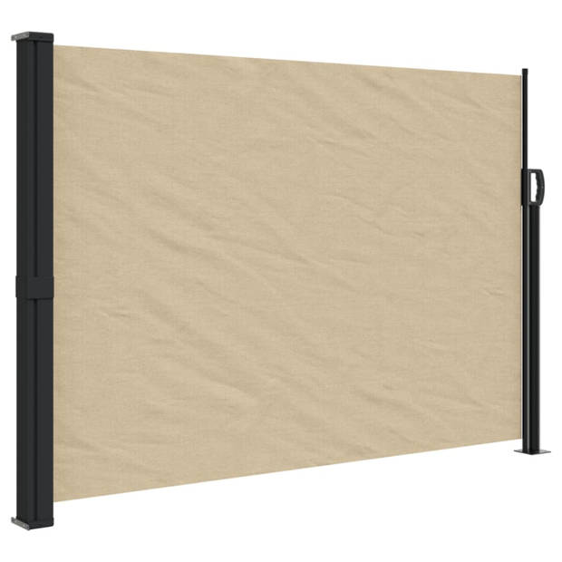 vidaXL Windscherm uittrekbaar 140x300 cm beige