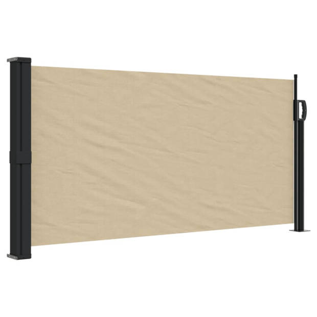 vidaXL Windscherm uittrekbaar 100x300 cm beige