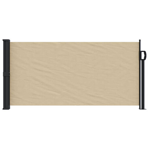 vidaXL Windscherm uittrekbaar 100x300 cm beige