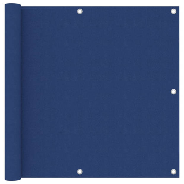 vidaXL Balkonscherm 90x300 cm oxford stof blauw