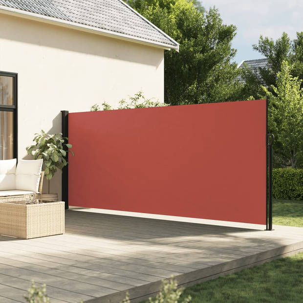 vidaXL Windscherm intrekbaar 170x300 cm terracotta