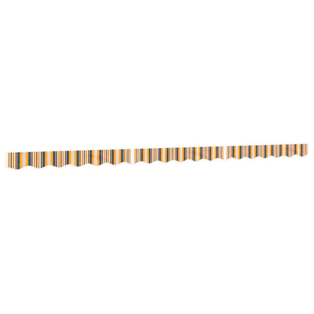 vidaXL Vervangingsdoek voor luifelrok gestreept 4,5 m geel en grijs