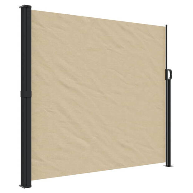 vidaXL Windscherm uittrekbaar 180x300 cm beige