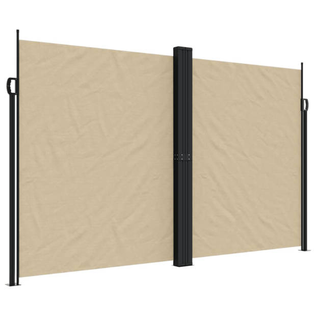 vidaXL Windscherm uittrekbaar 200x1200 cm beige