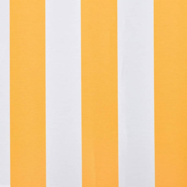 vidaXL Luifeldoek 450x300 cm canvas oranje en wit