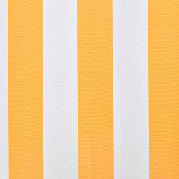 vidaXL Luifeldoek 500x300 cm canvas oranje en wit