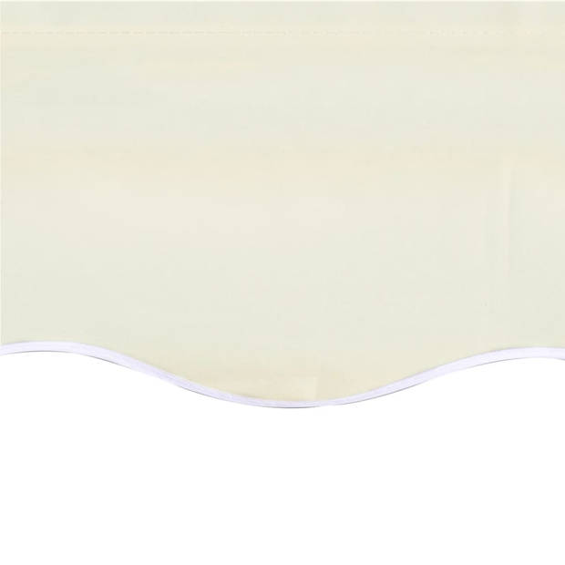 vidaXL Vervangingsdoek voor luifel 4,5x3,5 m crèmekleurig