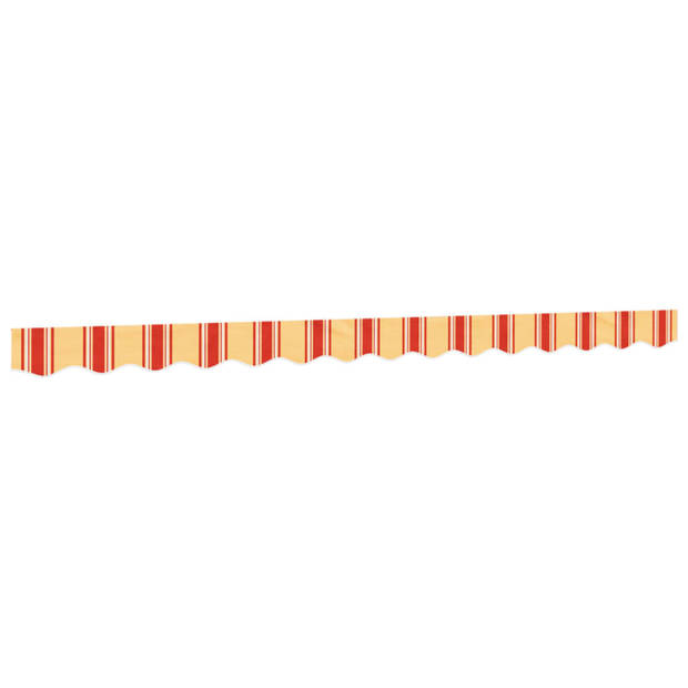 vidaXL Vervangingsdoek voor luifelrok gestreept 3,5 m geel en oranje