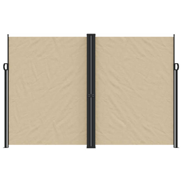 vidaXL Windscherm uittrekbaar 220x1000 cm beige