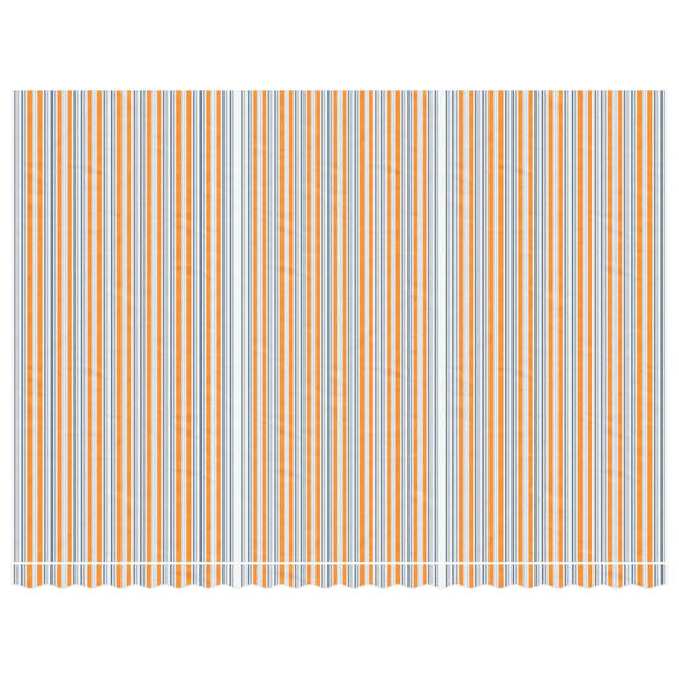 vidaXL Vervangingsdoek voor luifel gestreept 5x3,5 m meerkleurig