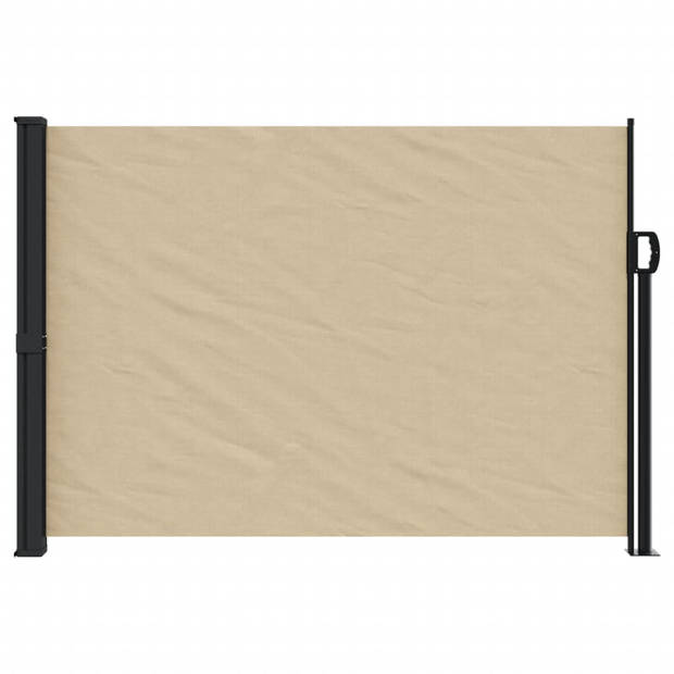 vidaXL Windscherm uittrekbaar 140x600 cm beige